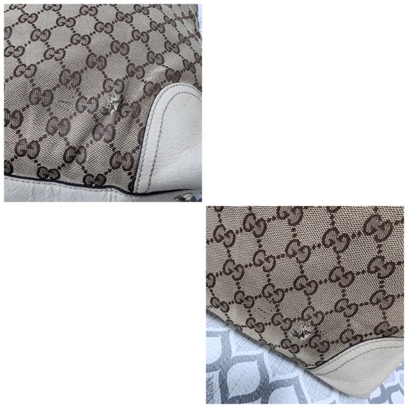 Authentic Gucci GG Canvas New Britt Medium Shoulder Bag - Picture 8 of 14